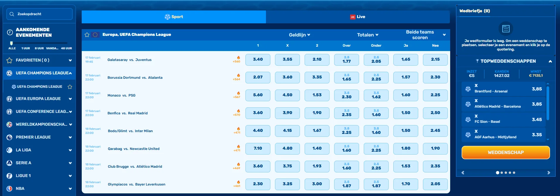 spinfin casino sportweddenschappen 